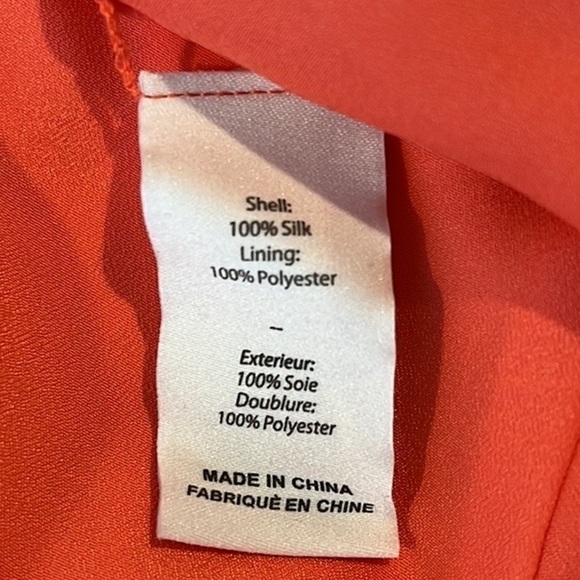 Cinq A Sept Stace Neon Coral One Shoulder Blouse Size Medium New with tags! - Picture 13 of 16